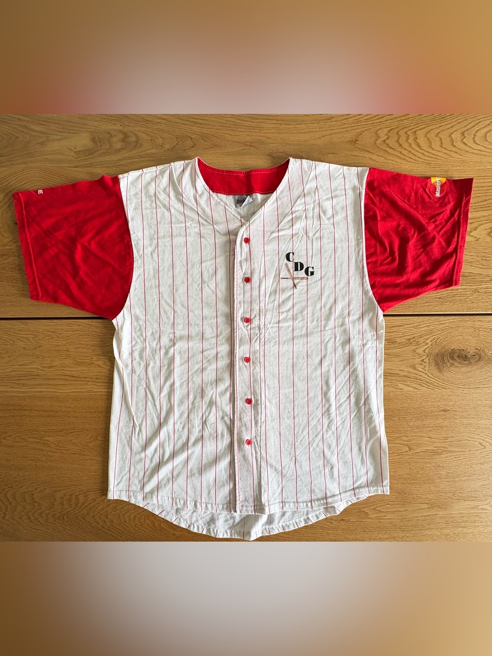 Vintage 99 Chase CDG Softball Tournament Jersey Shirt Mens L USA Made